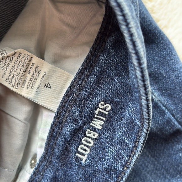 American Eagle Slim Bootcut Jeans Women’s Size 4 Medium Wash Denim - Picture 5 of 10